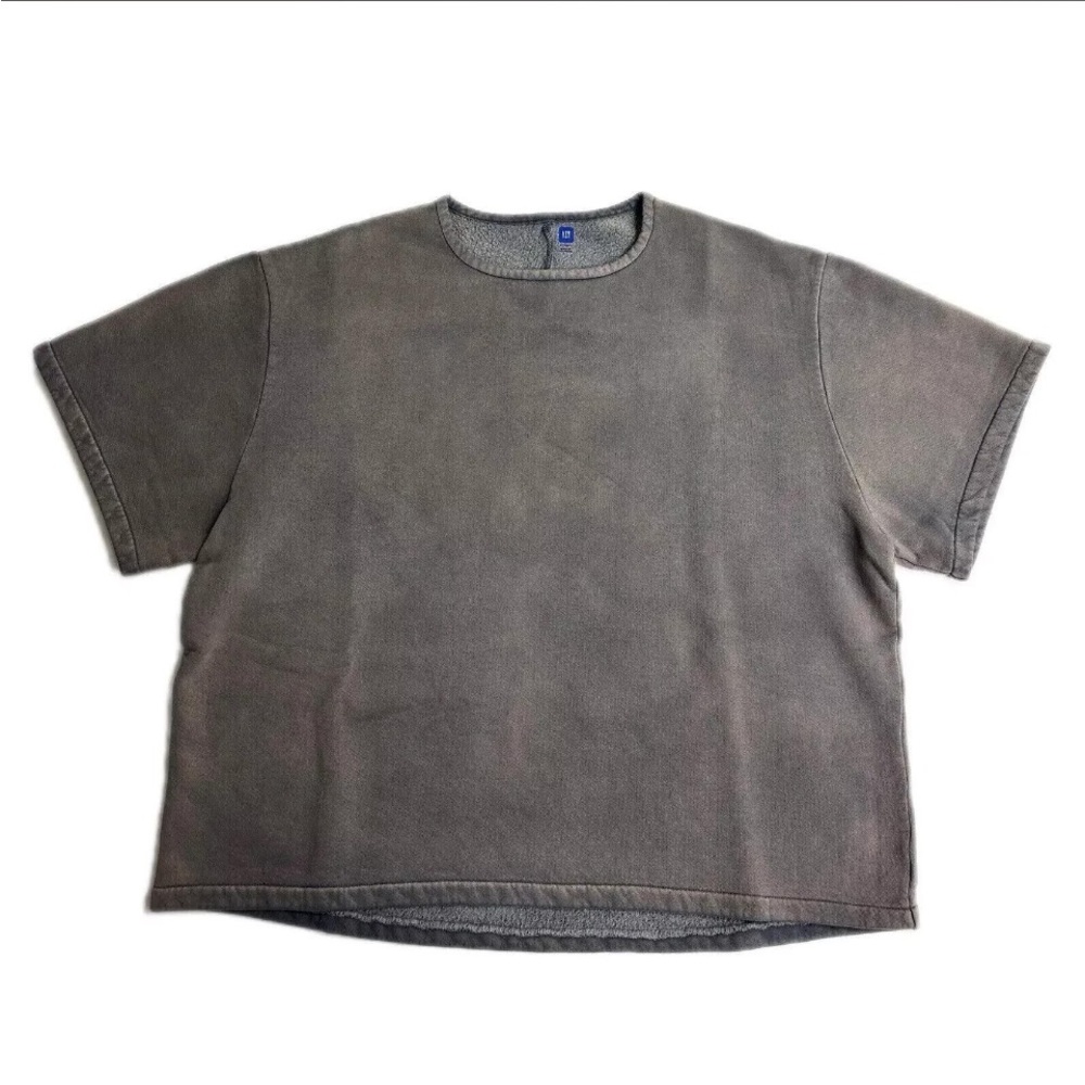Yeezy Gap Fleece Yoke Tee Grey Unreleased Balenciaga Men’s Large Pullover NEW